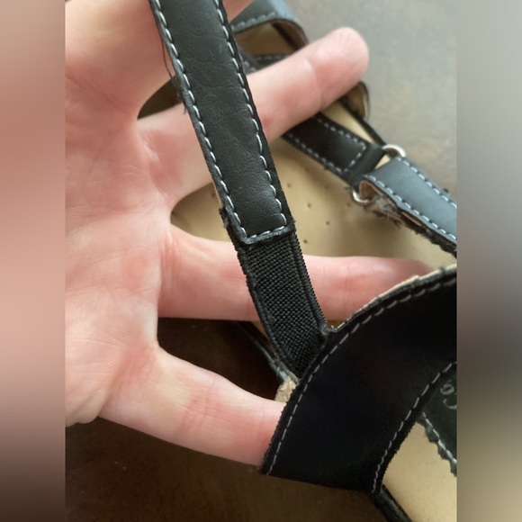 Ladies Size 10 W Premium Comfort by Jennifer Lauren Strappy Sandals Pumps - Picture 11 of 12